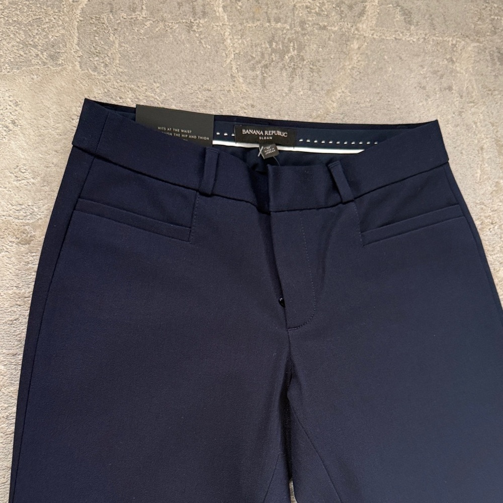 Banana Republic Navy Sloan Pants